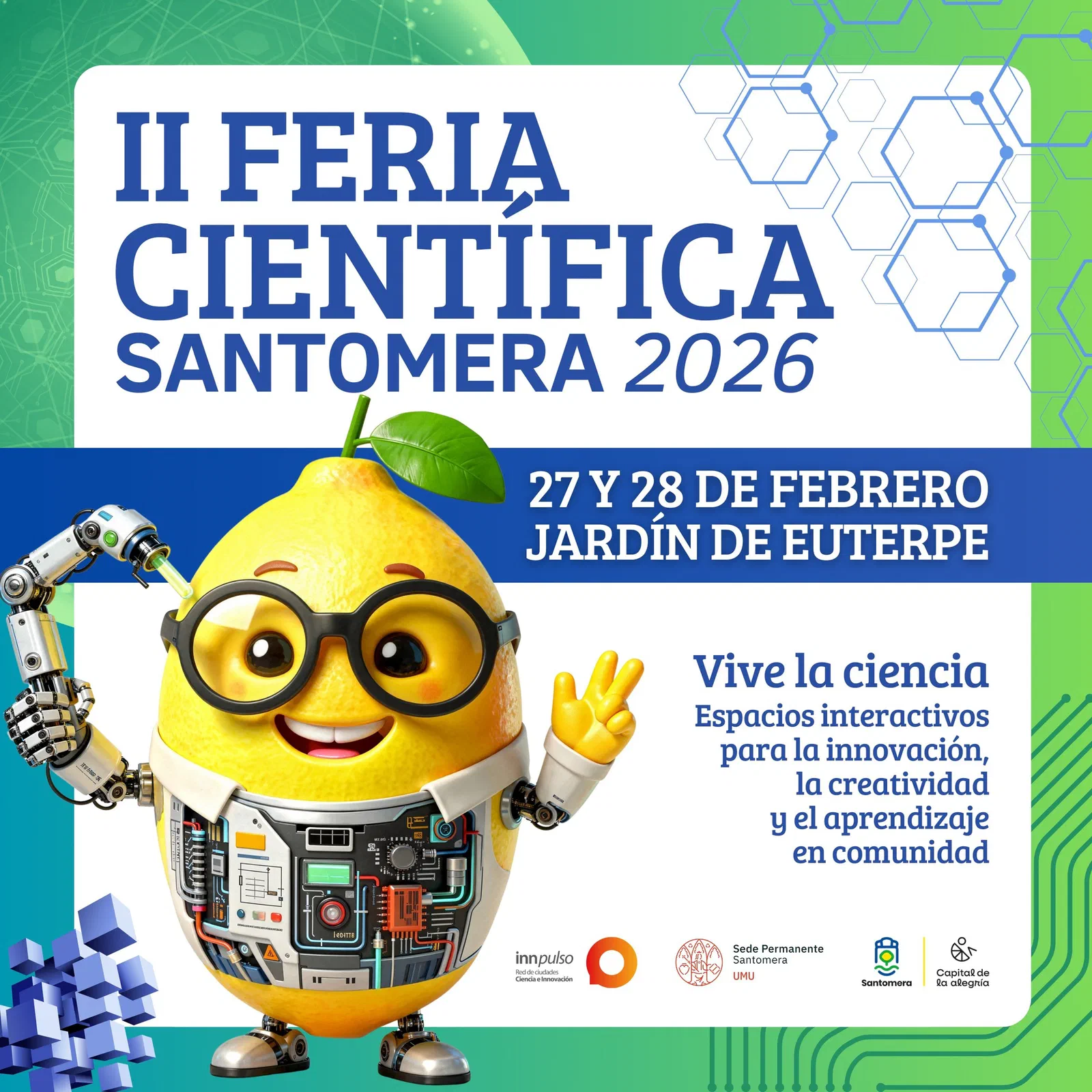 Cartel II Feria Científica de Santomera